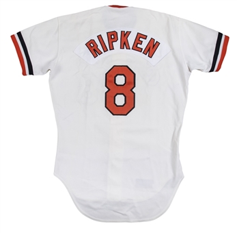 1981 Cal Ripken, Jr. Game Used Baltimore Orioles Home Jersey Used for MLB Debut 8-10-81(Ripken LOA & MEARS A10)